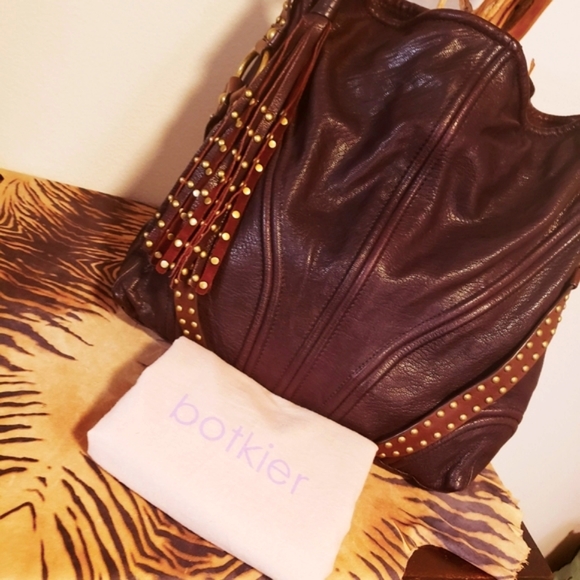 BOTKIER BOMBAY- Glazed OXY/BRN GOAT LTR Handbag - Picture 3 of 15